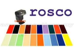 20 Strobist Flash Lighting Gel Filter ROSCO Color 2x5in  