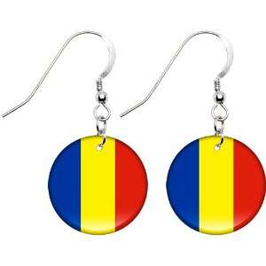  Romania Flag Earrings Jewelry