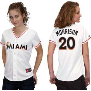  Logan Morrison Jersey Womens Miami Marlins #20 Home 