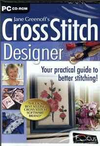 Jane Greenoffs Cross Stitch Designer, PC XP, Vista NEW  