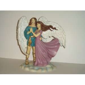  Angel Couple (10.5 tall 10wide resin) 