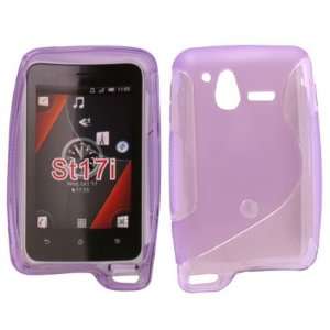   Rubber TPU Back Skin Case Cover For Sony Ericsson Xperia Active ST17i