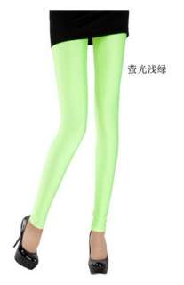   Fluorescent Stretchy Leggings Tight Pants/Trousers Free Shipping 130g