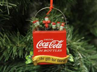 Coke, Coca Cola Cooler Christmas Ornament  