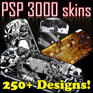 Sony PSP 3000 Slim Skin Decal 2PK Choice of Designs  