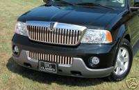 2003 2004 LINCOLN NAVIGATOR 2PC VERTICAL Z GRILLE GRILL  