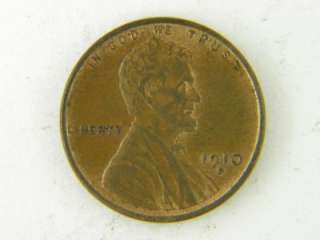 1910 S 1c Lincoln Wheat Small Cent BU Red & Brown /E 053  