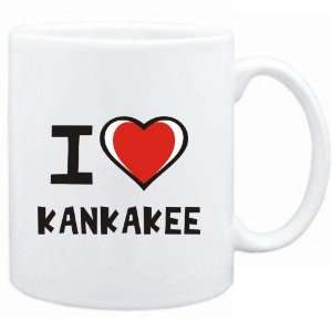  Mug White I love Kankakee  Usa Cities