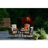 Simply Outdoors River Oaks 5 Pc. Fire Pit Chat Set 