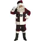 Halco 5691 Burgundy Deluxe Santa Suit with Outside Pockets
