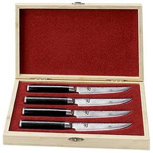    Kershaw Shun Classic 4 Piece Steak Knife Set: Kitchen & Dining