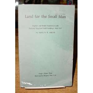   Experience with Publicly Supplied Small Holdings, 1860 1937 Books