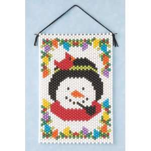    Snowman and Cardinal Beaded Banner Kit: Arts, Crafts & Sewing