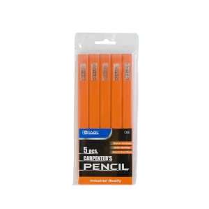  BAZIC Carpenters Pencil (5/Pack), Case Pack 24 Office 