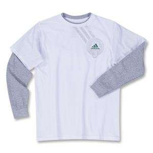  adidas Youth Roughneck LS T Shirt (Red): Sports & Outdoors