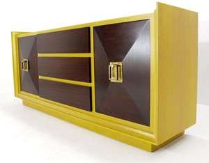 Large Art Deco Two Tone Sideboard Bar Cabinet  