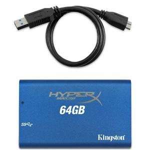  Kingston, 64GB HyperX Max External USB 3 (Catalog Category 