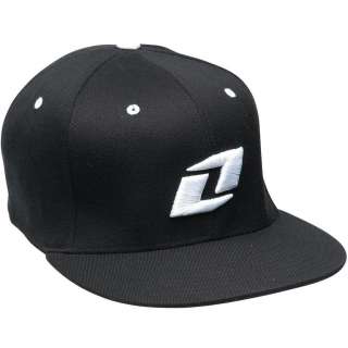 One Industries Mens Icon Flex Fit Hat Black/White S/M  