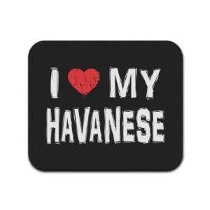  I Love My Havanese Mousepad Mouse Pad: Computers 
