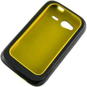   Case for HTC Wildfire S (T Mobile USA), Black/Yellow Electronics