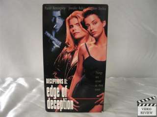 Deceptions 2 Edge of Deception VHS Mariel Hemingway 085365106734 