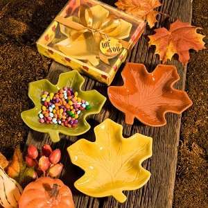 Fall Leaf Candy Dish