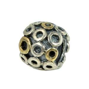  Silver & Gold Charm   Spheres Jewelry