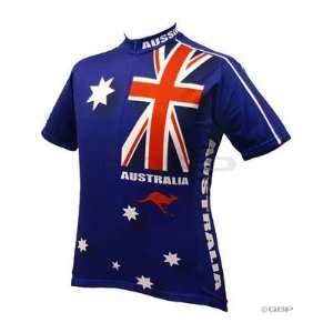  World Jerseys Australia Cycling Jersey Blue; XL Sports 