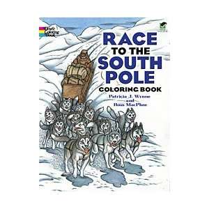  Race to the South Pole Coloring Book Arts, Crafts 
