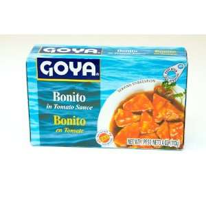Goya Bonito in Tomato Sauce 4 oz  Grocery & Gourmet Food