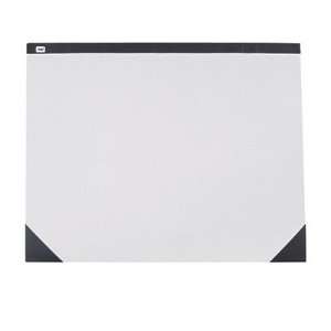  White Quadrille Rule Paper Desk Pad, 4 Squares per Inch 