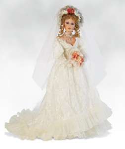Lilia   26 Inch Fashion Bride Doll in Porcelain  