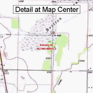  USGS Topographic Quadrangle Map   Kahoka SE, Missouri 