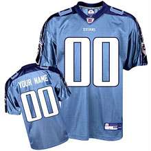 Reebok Tennessee Titans Customized Authentic Team Color Jersey (58 60 