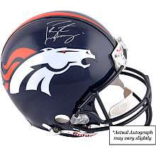 Mounted Memories Denver Broncos Peyton Manning Autographed Riddell Pro 