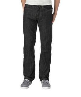 Black (Black) Straight Washed Black Jeans  226937801  New Look