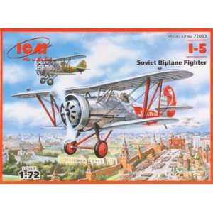   72 I 5 Soviet Biplane Fighter (Plastic Model Airplane) Toys & Games