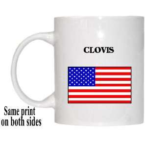  US Flag   Clovis, California (CA) Mug 
