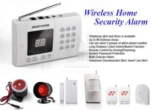 99zone Wireless Autodial Door Detector Siren Call Phone Security Alarm 