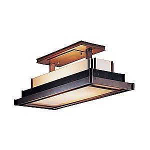 Steppe Semi Flushmount With Art Glass   Large by Hubbardton Forge
