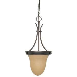Nuvo Lighting 60/3134 Empire 1 Light Bell Pendant with Champagne Glass 