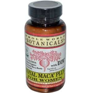  Whole World Botanicals, Royal Maca Plus For Women, 500 mg 