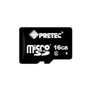  Pretec 16GB Class 6 microSD Card w/ Adapter Electronics