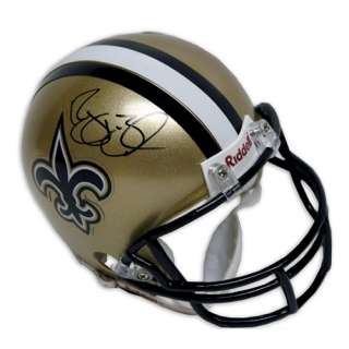   New Orleans Saints Reggie Bush Autographed Mini Helmet   NFLShop
