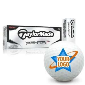 Taylor Made Penta TP 5 Logo Golf Balls:  Sports & Outdoors