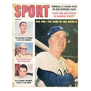  April 1960 Sport Magazine Duke Snider