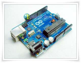 Arduino UNO (2011 version) ATMEGA328P PU AVR MCU Board + USB 2.0 Cable 