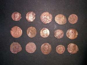 Roman Bronze coins from Granada Spain  