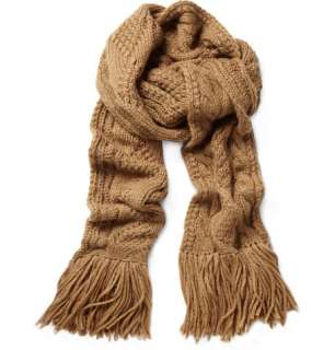  Accessories  Scarves  Plain scarves  Cable Knit Wool 