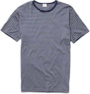  Clothing  T shirts  Crew necks  Striped Cotton T 